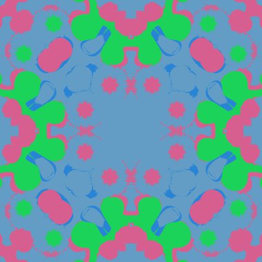 Soyut basit fraktalların kusursuz deseni