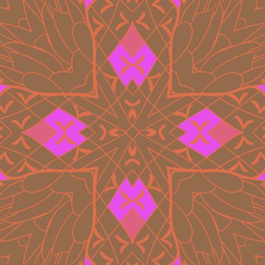 sanatsal soyut dikişsiz desen, vektör illüstrasyon