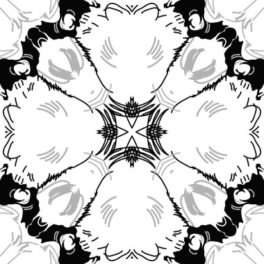 kusursuz desen arka planının soyut vektör illüstrasyonu