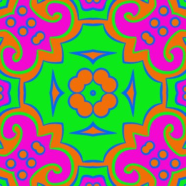 sanatsal soyut dikişsiz desen, vektör illüstrasyon