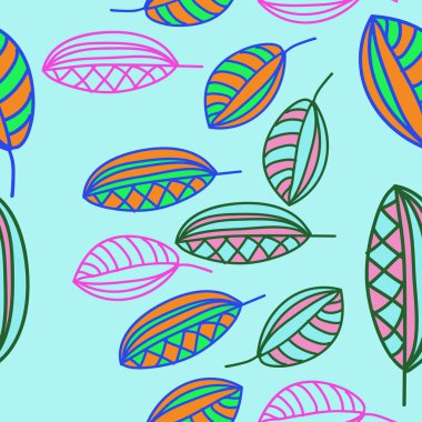 Arka planda kesintisiz ağaç yaprağı kümesi