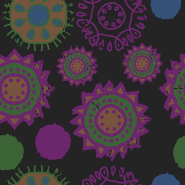 Daireler arka plan parlak renkli kompozisyon