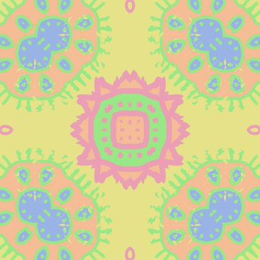 sanatsal soyut dikişsiz desen, vektör illüstrasyon