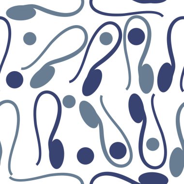 sanatsal soyut dikişsiz desen, vektör illüstrasyon