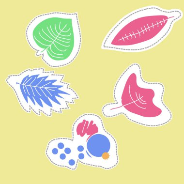 Renkli motif çiçek dikişsiz desen