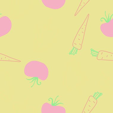 sanatsal soyut dikişsiz desen, vektör illüstrasyon