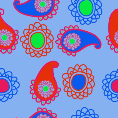 geleneksel türk deseni, vektör arka planı 