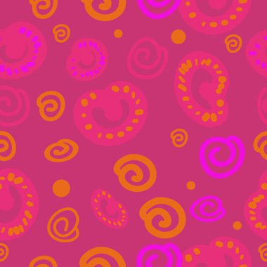 sanatsal soyut dikişsiz desen, vektör illüstrasyon