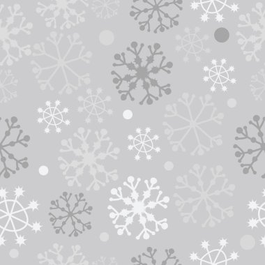 Kış motifleri, kar dikişsiz desen