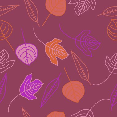 Arka planda kesintisiz ağaç yaprağı kümesi