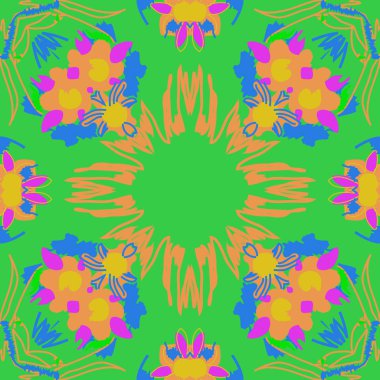 sanatsal soyut dikişsiz desen, vektör illüstrasyon