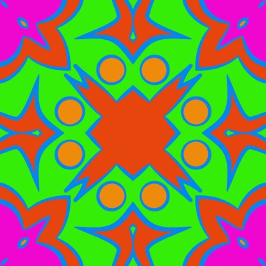 sanatsal soyut dikişsiz desen, vektör illüstrasyon