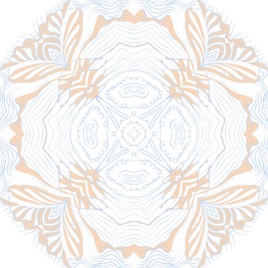 Çiçek motifinin dikişsiz deseni, vektör illüstrasyonu