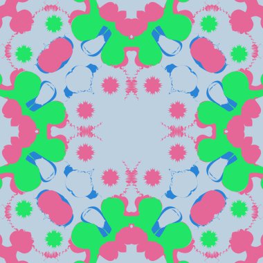 Soyut basit fraktalların kusursuz deseni