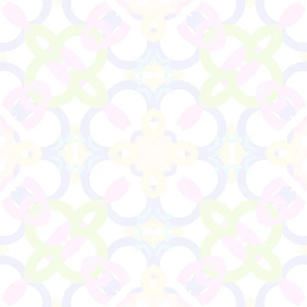 Kreisförmige Nahtlose Muster Von Dekorativen Motiv Mit Kopierraum — Stockvektor