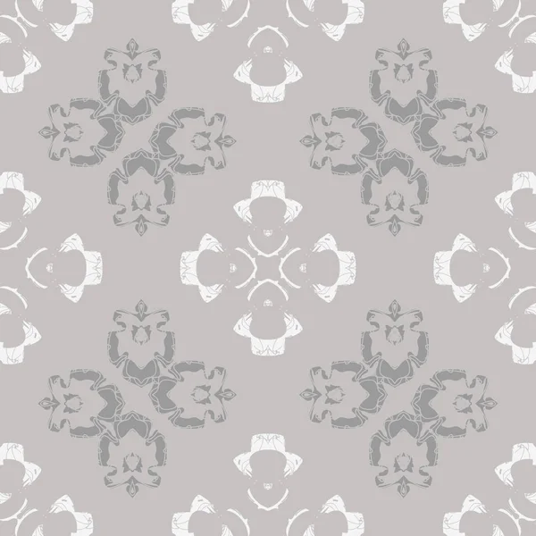 Modèle Circulaire Sans Couture Motif Floral — Image vectorielle