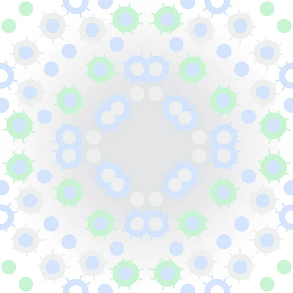 Abstrakte Dekorative Kreisförmige Hintergrund Kopierraum — Stockvektor