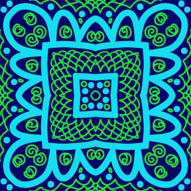 Soyut basit fraktalların kusursuz deseni