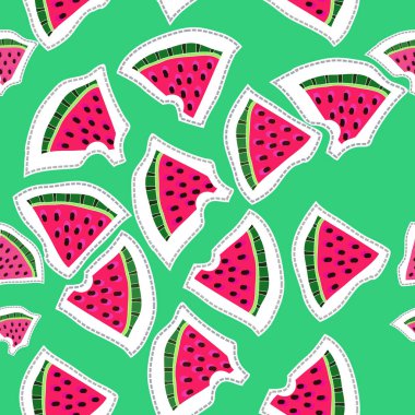 Soyut basit meyve Dikişsiz desen