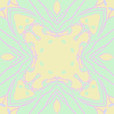 Soyut basit fraktalların kusursuz deseni