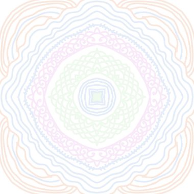 Soyut basit fraktalların kusursuz deseni