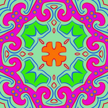 sanatsal soyut dikişsiz desen, vektör illüstrasyon