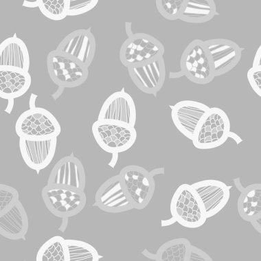 renkli soyut basit meşe palamudu desen