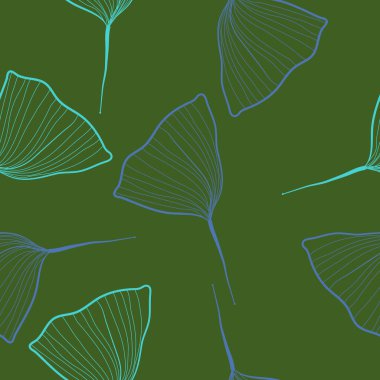 İhale çiçek yaprakları ile dikişsiz soyut desen