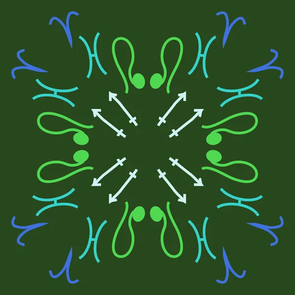 Padrão Abstrato Com Diferentes Signos Zodíaco — Vetor de Stock