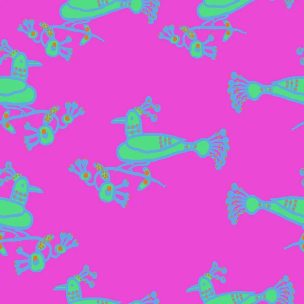 sanatsal soyut dikişsiz desen, vektör illüstrasyon