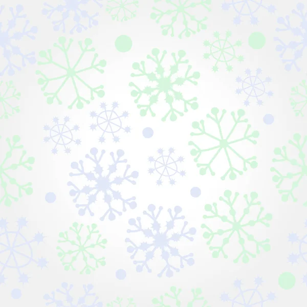 Patrón Sin Costuras Motivos Invierno Nieve — Vector de stock