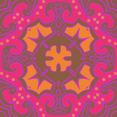 sanatsal soyut dikişsiz desen, vektör illüstrasyon