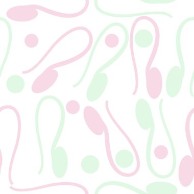 sanatsal soyut dikişsiz desen, vektör illüstrasyon