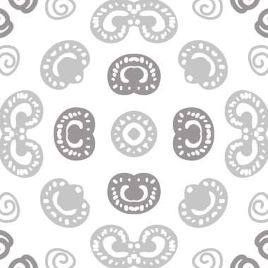 Renkli motifin dairesel dikişsiz deseni