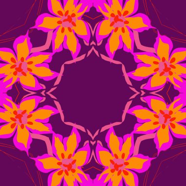 Soyut basit fraktalların kusursuz deseni