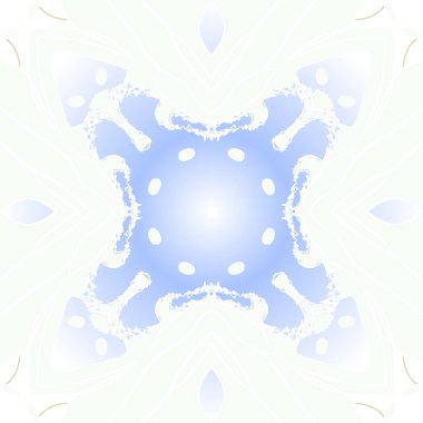 Soyut basit fraktalların kusursuz deseni