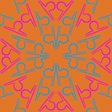 Kesintisiz soyut desen, vektör arka plan