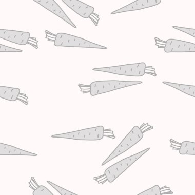 Havuçlu kusursuz desen, vektör çizimi