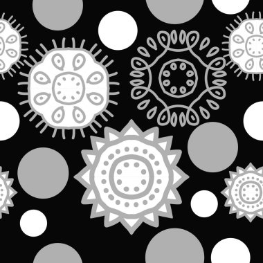 Kesintisiz soyut desen, vektör arka plan