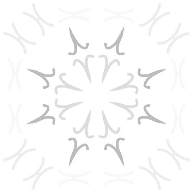 Burç Koç ve Balık sembolleri ile dairesel dikişsiz desen