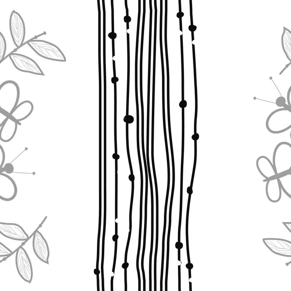 Naadloze Vector Achtergrond Met Gestreept Patroon — Stockvector