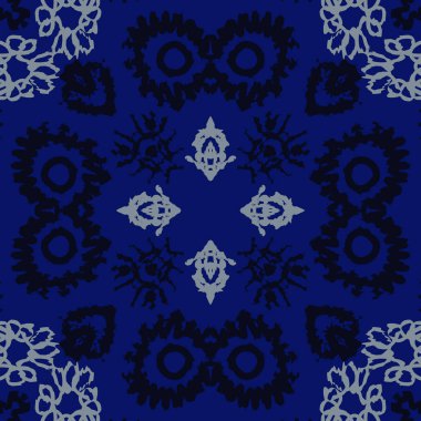 sanatsal soyut dikişsiz desen, vektör illüstrasyon