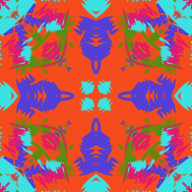 renkli süsler ile soyut sorunsuz arka plan