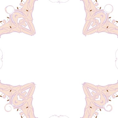 Soyut basit fraktalların kusursuz deseni