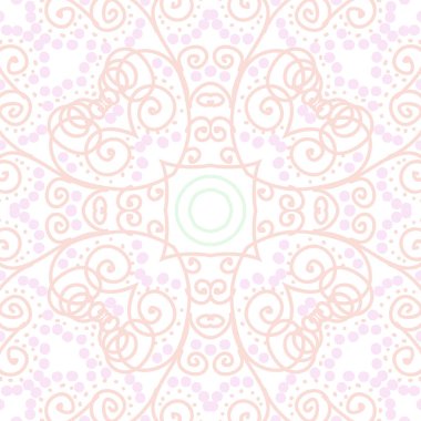 sanatsal soyut dikişsiz desen, vektör illüstrasyon