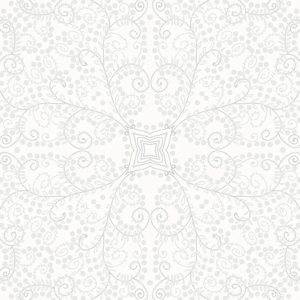 Modèle Circulaire Sans Couture Motif Oriental Avec Spirales — Image vectorielle