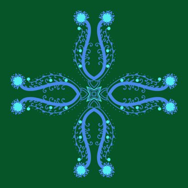 çiçek süslemeli sorunsuz vektör arka plan