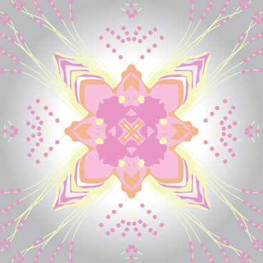 Soyut basit fraktalların kusursuz deseni