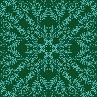 Soyut basit fraktalların kusursuz deseni