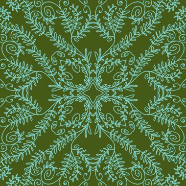 Soyut basit fraktalların kusursuz deseni